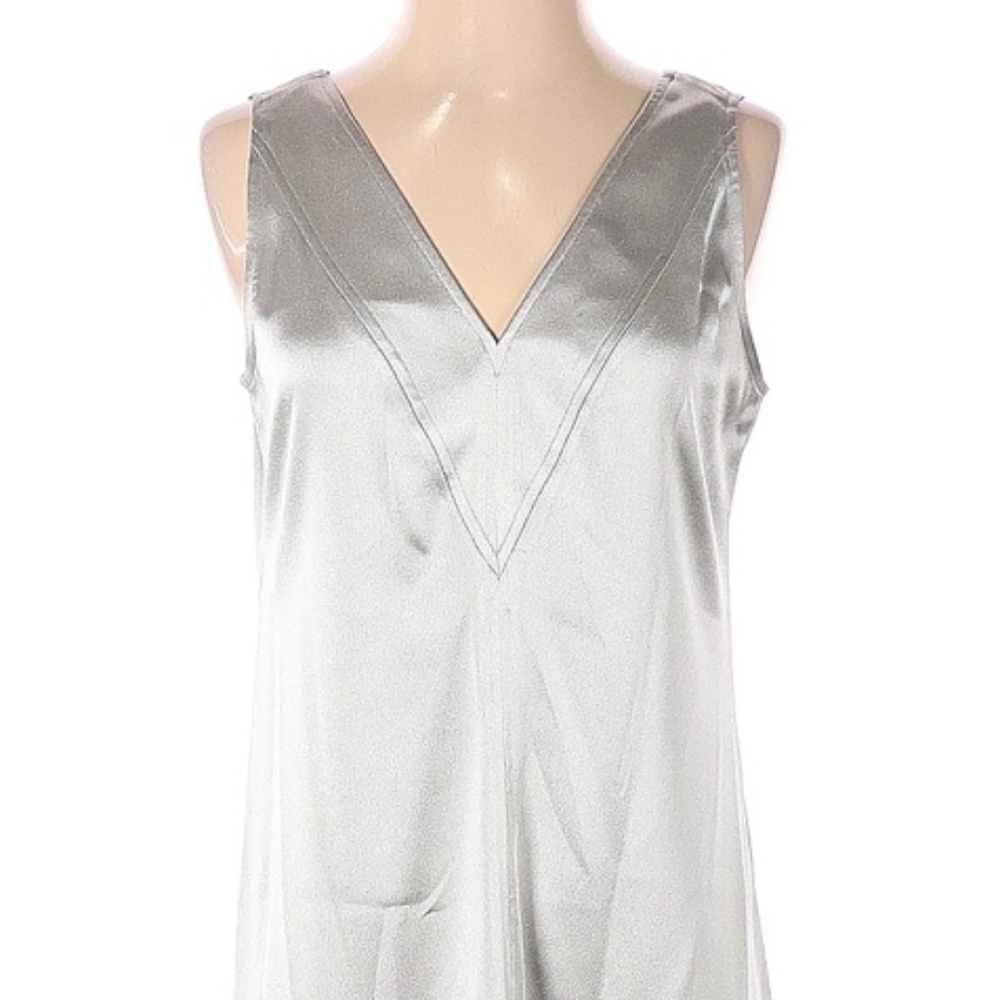 Shimmery Silver Cocktail Dress